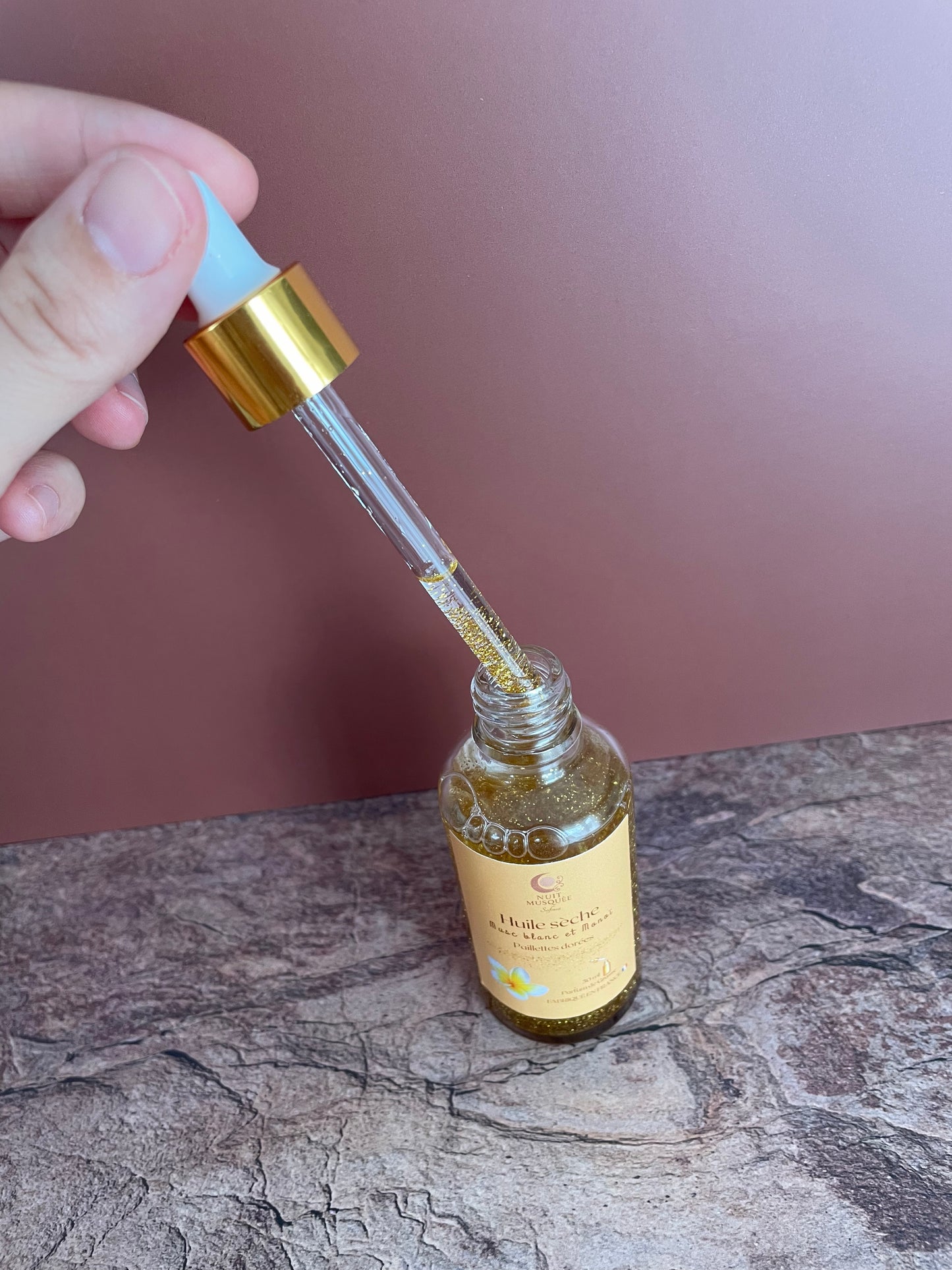 Huile Sèche Pailletée - Musc Tahara