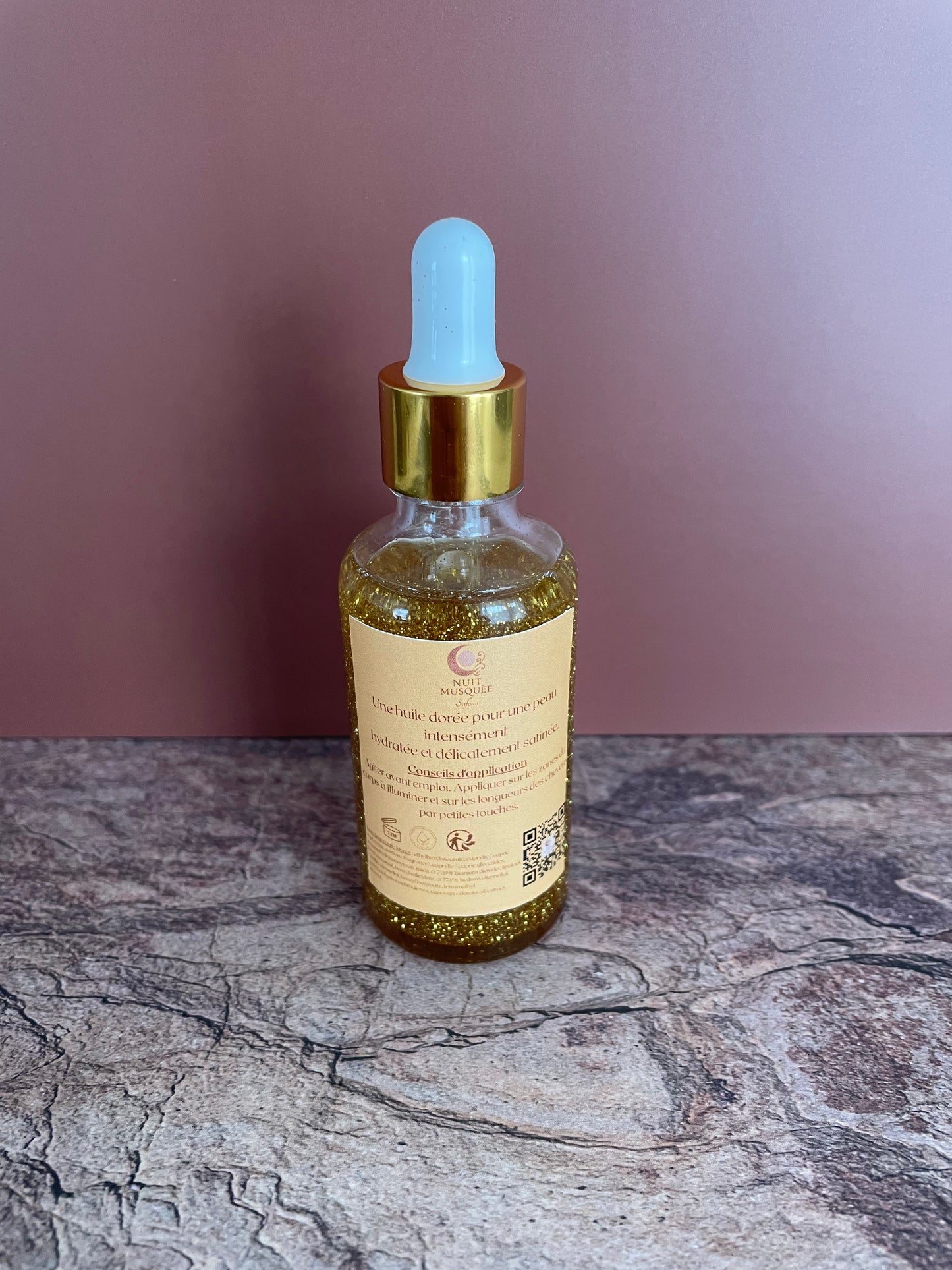 Huile Sèche Pailletée - Musc Tahara
