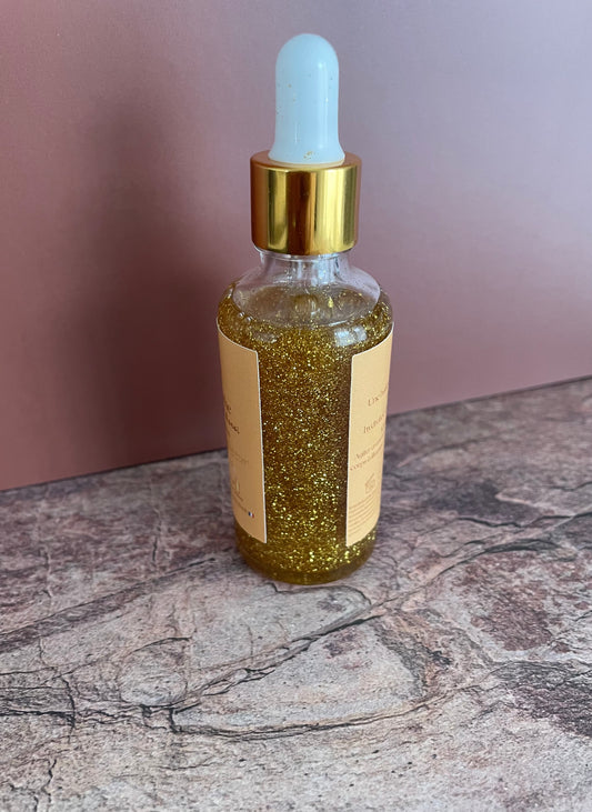 Huile Sèche Pailletée - Musc Blanc et Monoï