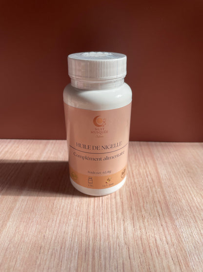 Huile de Nigelle 100%, en capsules, Végan